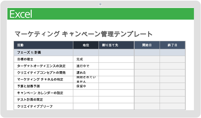 マーケティングキャンペーン管理